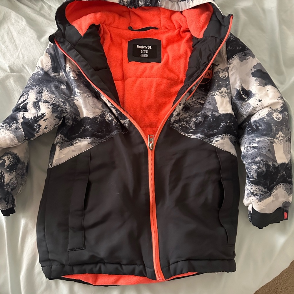 Boys Hurley jacket in good condition size 7/8